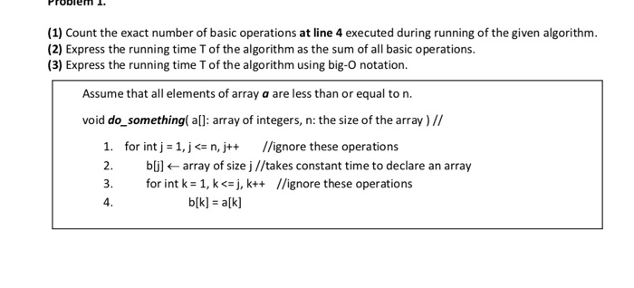  I need help solving this problem (1) Count the exact number