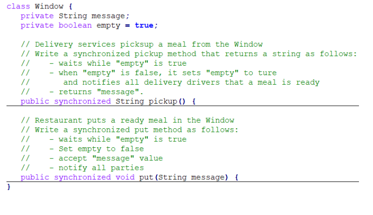 In this assignment, you learn polling a condition that must be true
