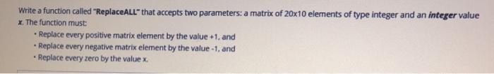  c++ code please, not jave Write a function called "ReplaceALL" that
