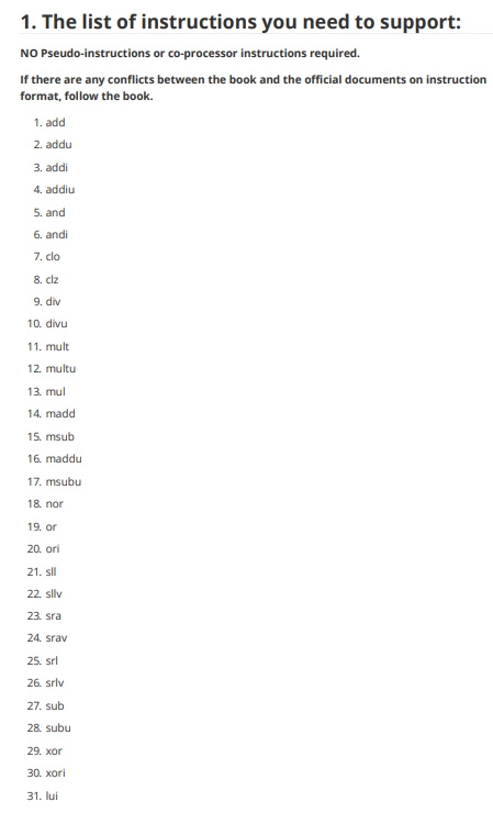you are doing is assembling the given MIPS code to their corresponding