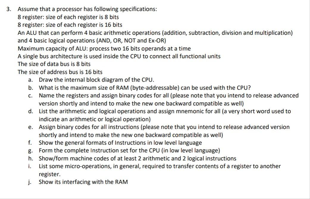 COURSE:: COMPUTER ORGANIZATION AND ARCHITECTURE please solve this question in detail