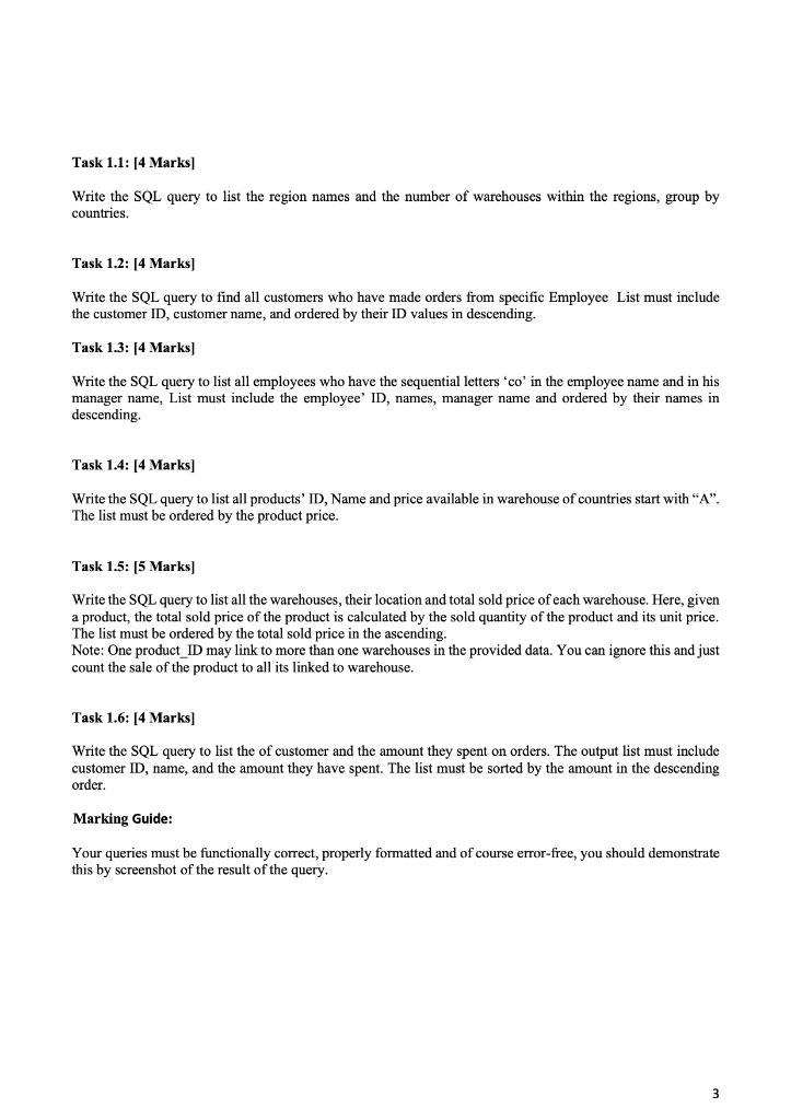 need assistance with the actual SQL queries so I can insert them