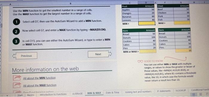 be multiple worksheets that the student will need to work through and