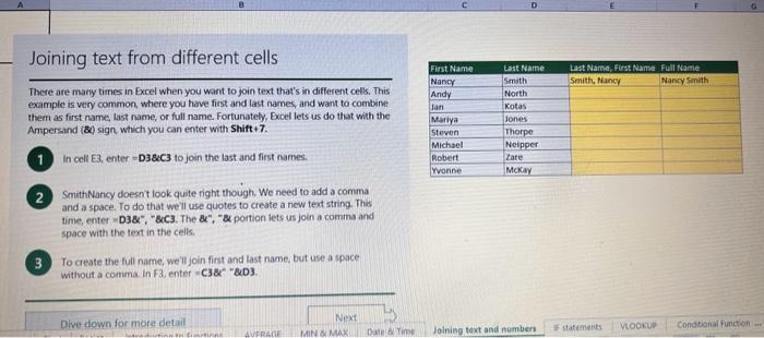 you have some experience with it, you can walk through Excel's most