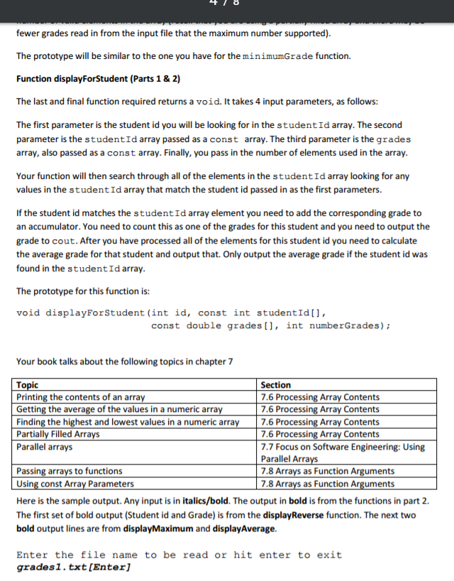 is blank Grade3.txt 1 90 2 100 3 89 4 72 5