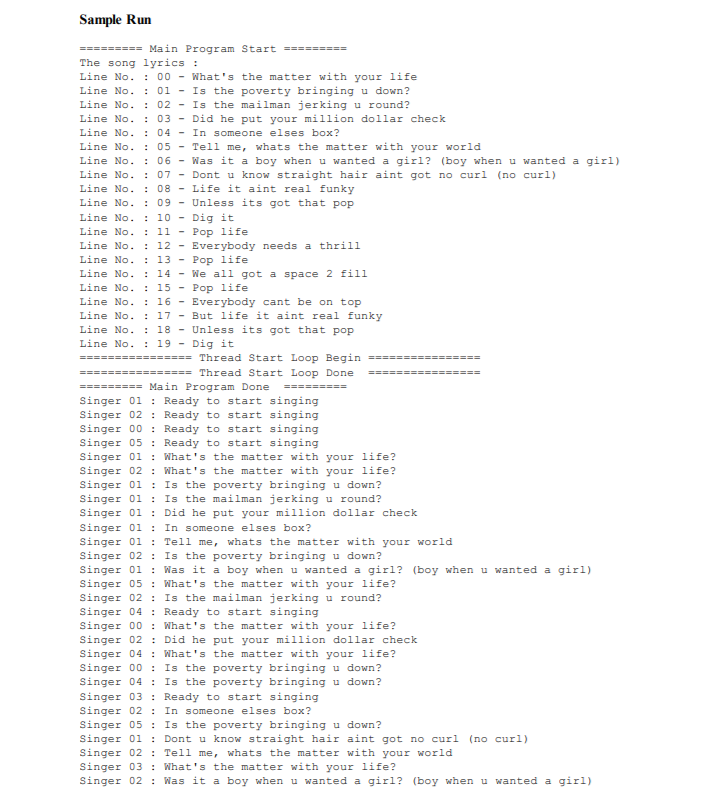 solutions in Chegg I have tried them and the output doesn't match