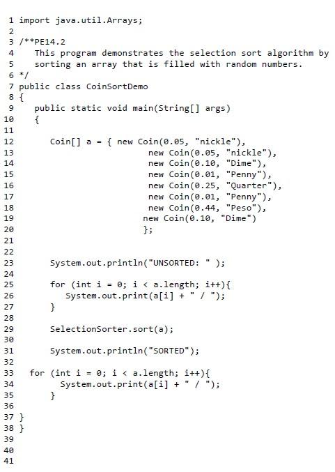 internal comments if possible Modify the selection sort 2 The sort method