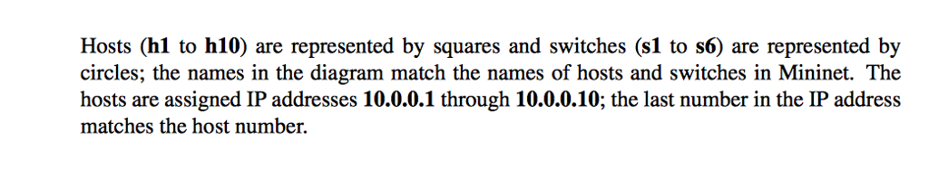the project you will use the iPerf tool and the standard latency