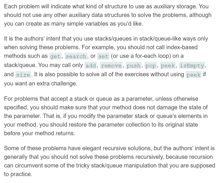 JAVA. Please follow the guidelines below. Question is below guidelines Each problem