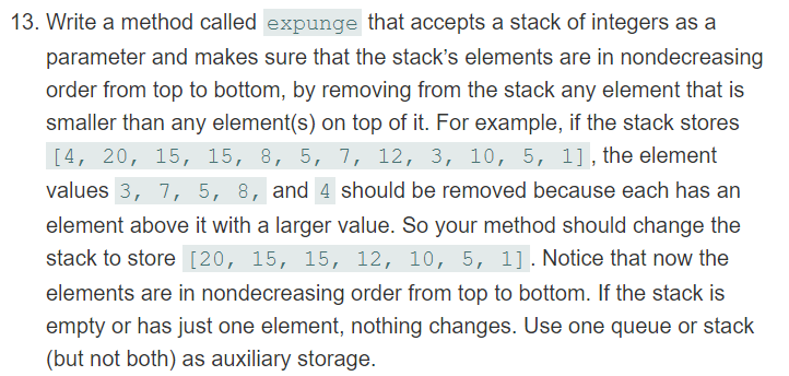 will indicate what kind of structure to use as auxiliary storage. You