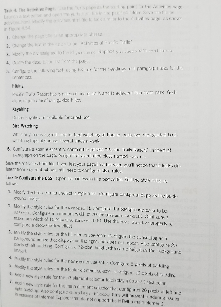 Pacific Trails Case Study. Figure 2.38 shows a site map for Pacific