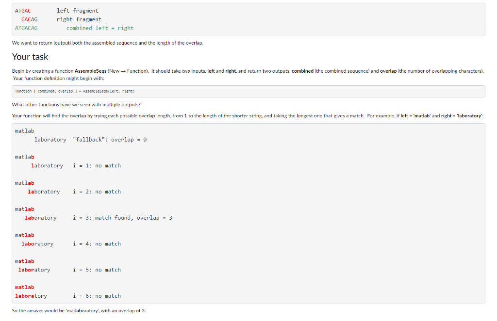 to concatenate strings. Use array indexing and the colon operator (:) to