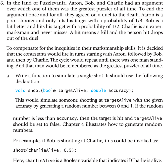 C++ Coding (5-6 Please make code Copy and Paste-able, also this is