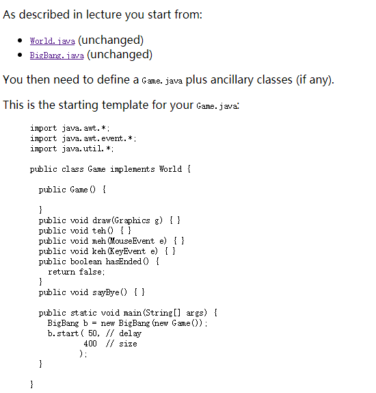 use java creates a circle moving from the top left corner to