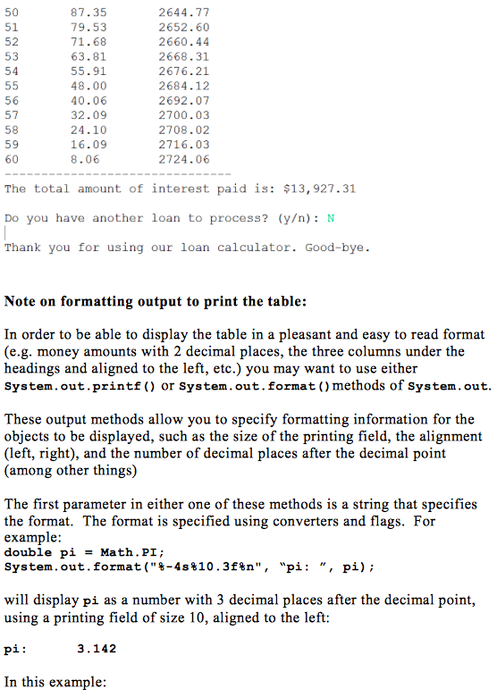 We are going to write a better version of the loan payment