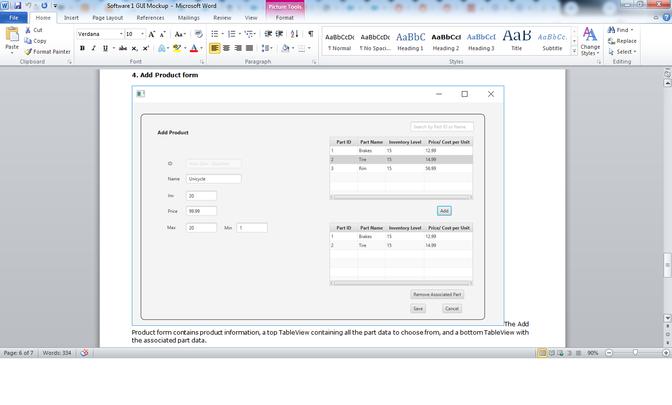 a spreadsheet program to manually enter inventory additions, deletions, and other data