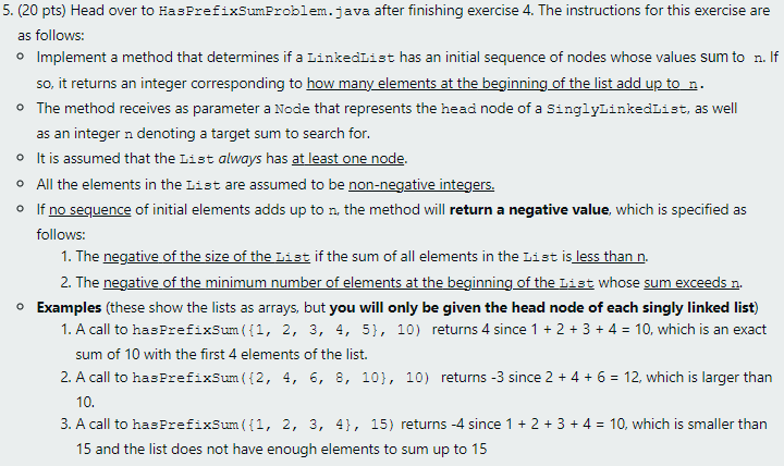  package lab4.problems; public class HasPrefixSumProblem { public static class Node {