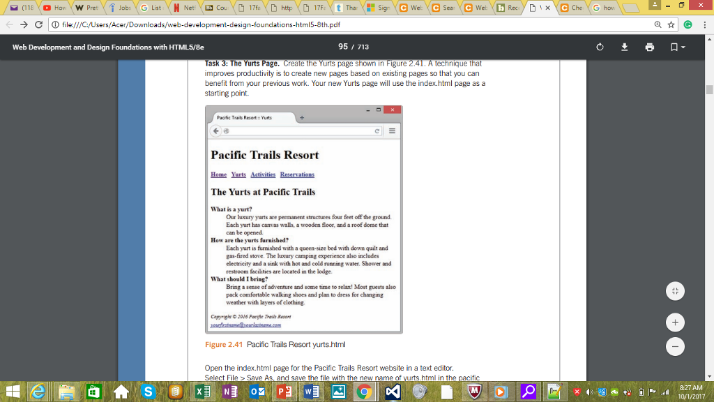 Trails Resort, located on the California North Coast. The resort offers a