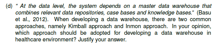 in healthcare" (Basu et al., 2012). Then, answer all the following questions