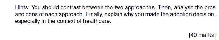 in your own words. (a) Differentiate between a Decision Support System (DSS)