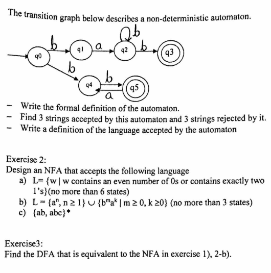 PLEASE IF YOU SOLVE ANY EXERCISE MAKE SURE YOU CORRECTLY FINISH IT