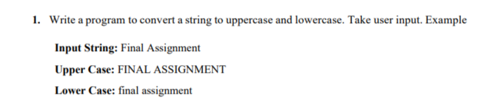 IN ASSEMBLY 8086 LANGUAGE ONLY 1. Write a program to convert a