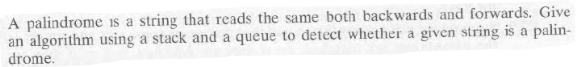 using java. palindrome is a string that reads the same both backwards