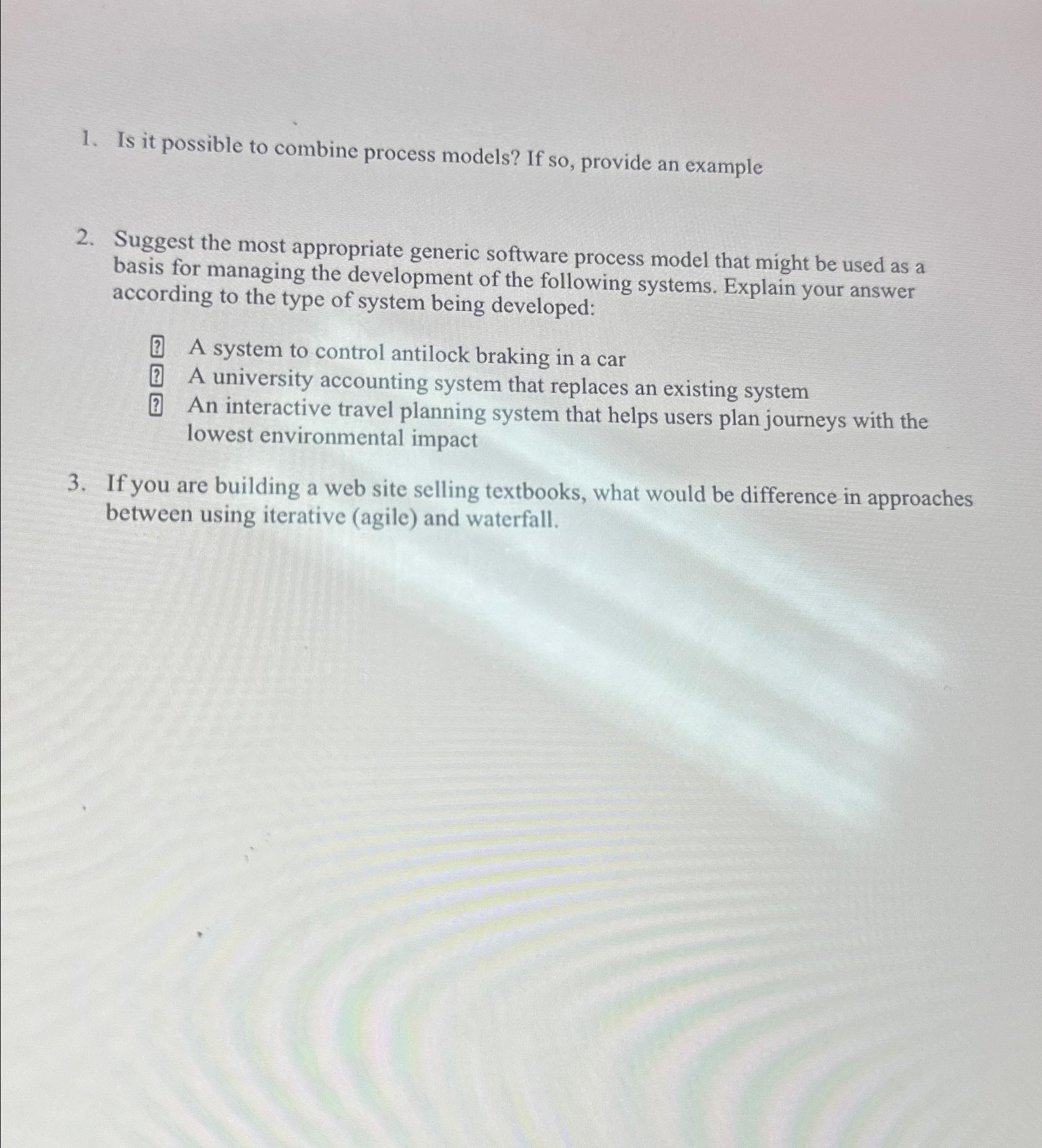  Is it possible to combine process models? If so, provide an