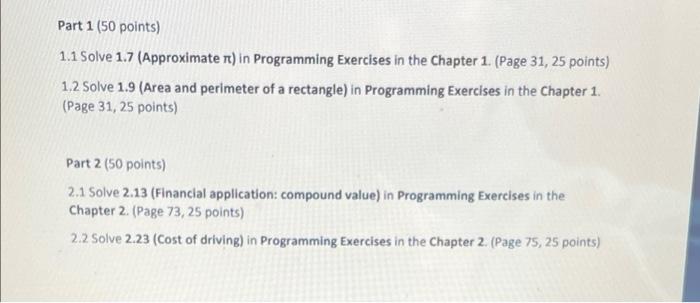 Can someone help me solve this from Chapters 1 & 2 from