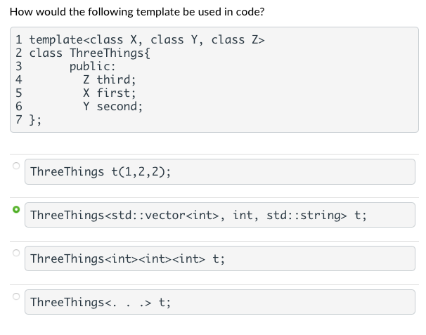 The what() method as shown below for the Who class is called