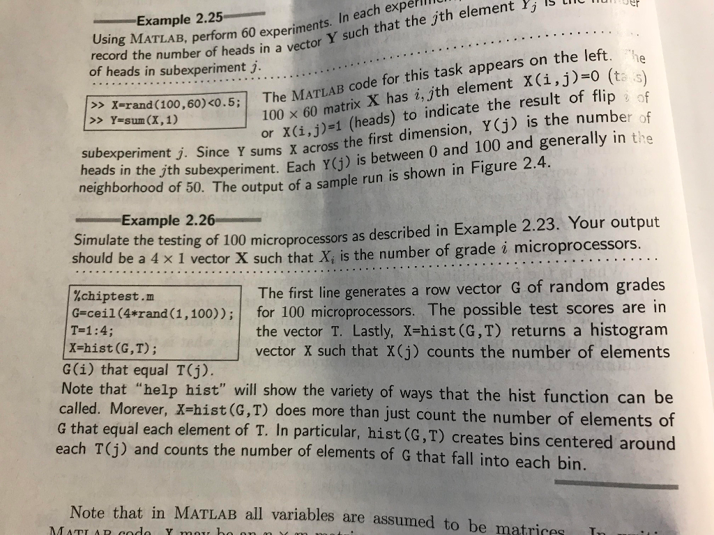 with creating the matlabs for question 2.5.4 and 2.5.5 as shown below: