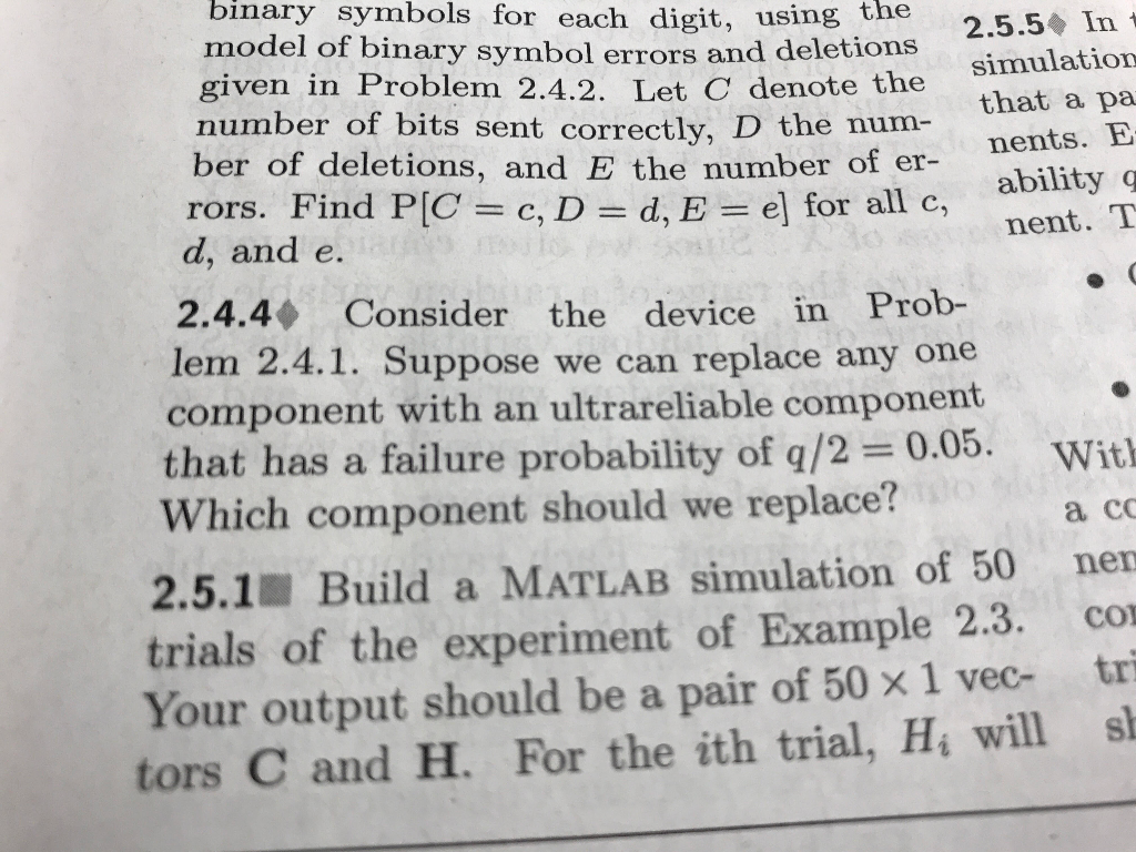 Problem 2.5.4 involves example 2.26. 2.26 is shown below: Below is my