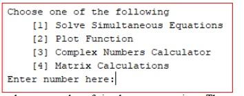  Write MATLAB program in a script file called KKUGPPROJ012020.m that displays