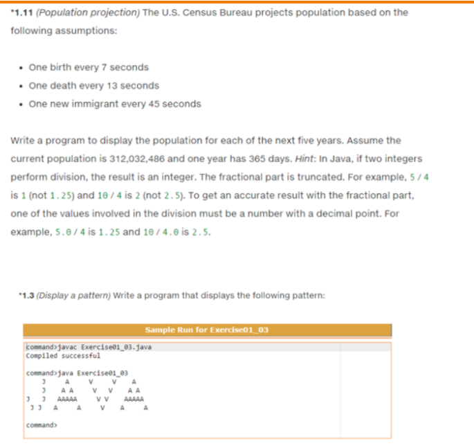 (Population projection) The U.S. Census Bureau projects population based on the