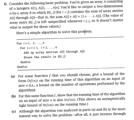 Points) Growth Rates (Ch.2, Ex.4): Order the functions in ascending order of