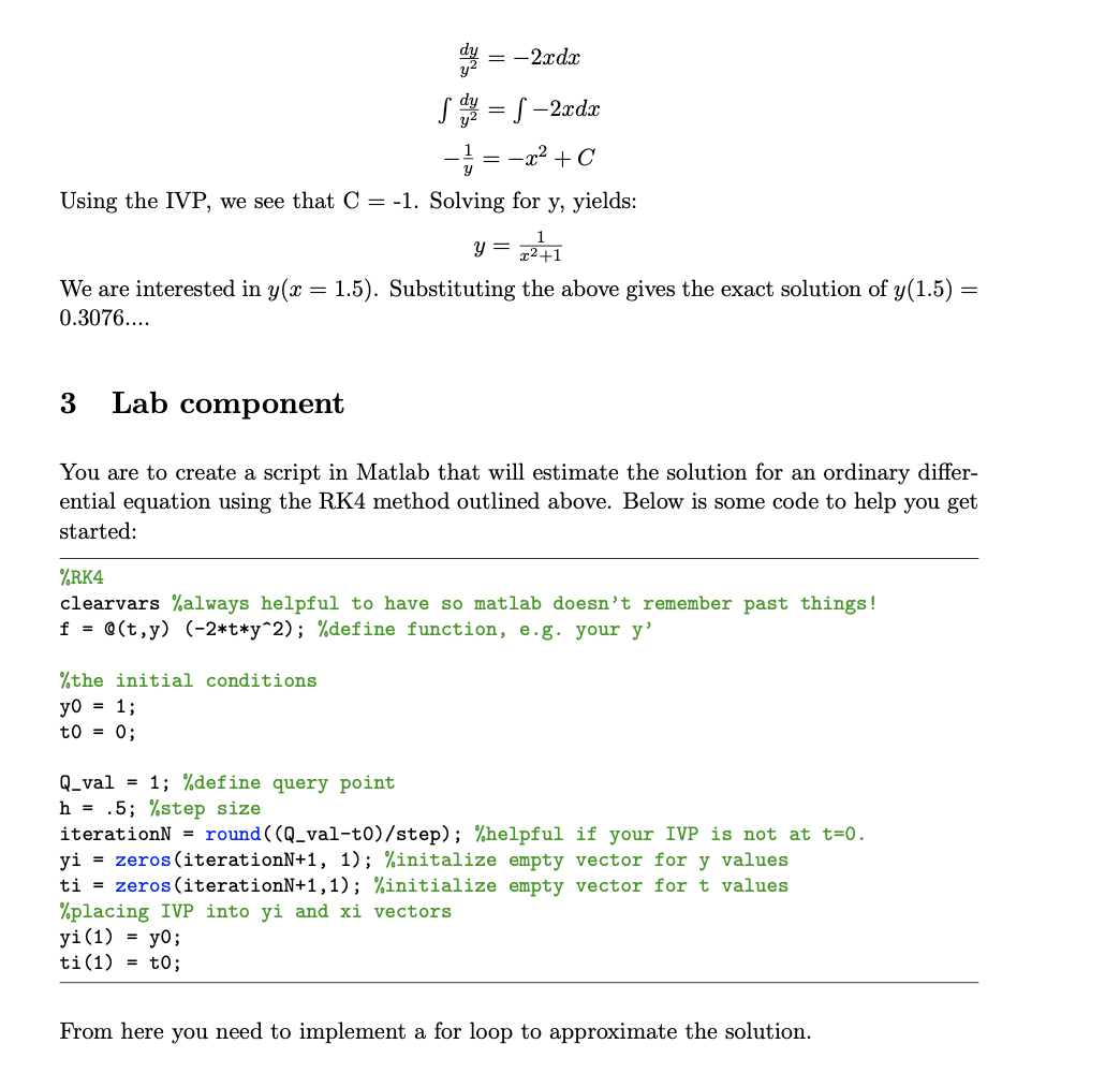 the point at t 20. How does this compare to Euler's Method