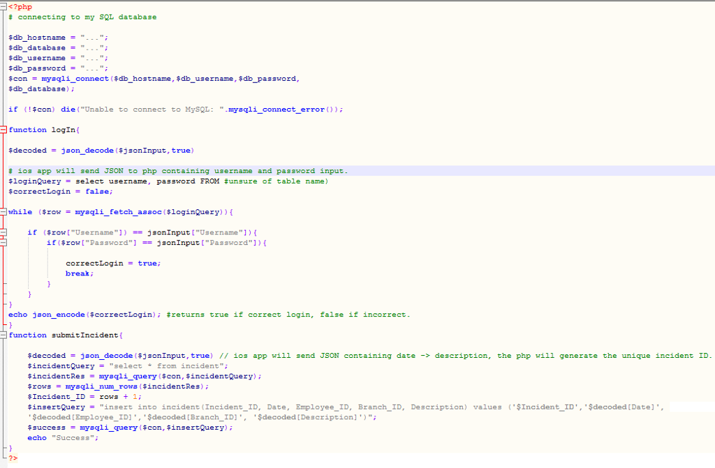 PHP web front end for MYSQL database I have already created the