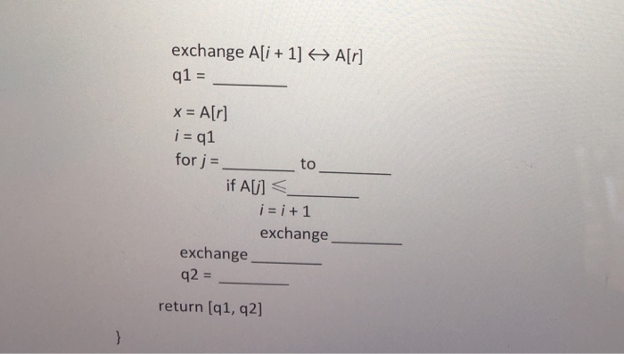 subarrays A1, A2, and A3, such that all elements in A1 are