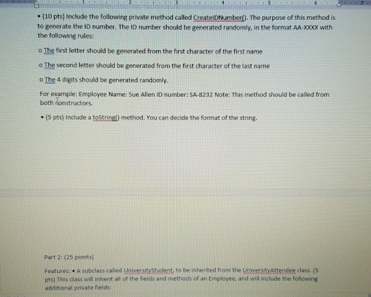 There are four parts. Please make sure that all parts are implemented