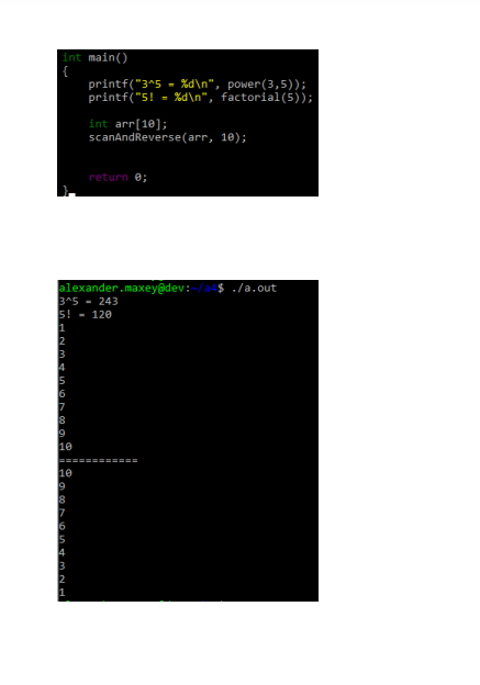 turn in to the dropbox: - The code, as a plaintext file