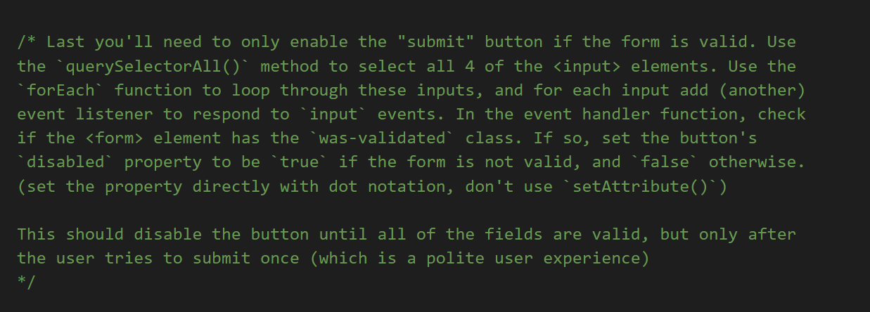 event lister to the #dobInput element that will respond to '"input" events
