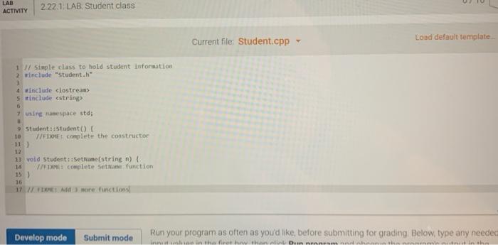 Louie double gpa - Initialized in default constructor to 1.0 Default constructor