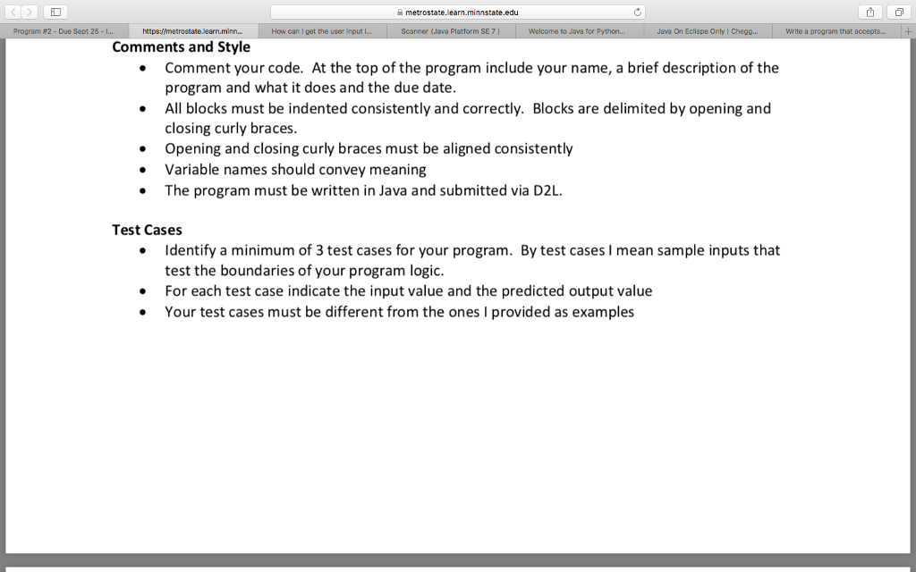 get the user input i Platform SE 7 Welcome to Java for