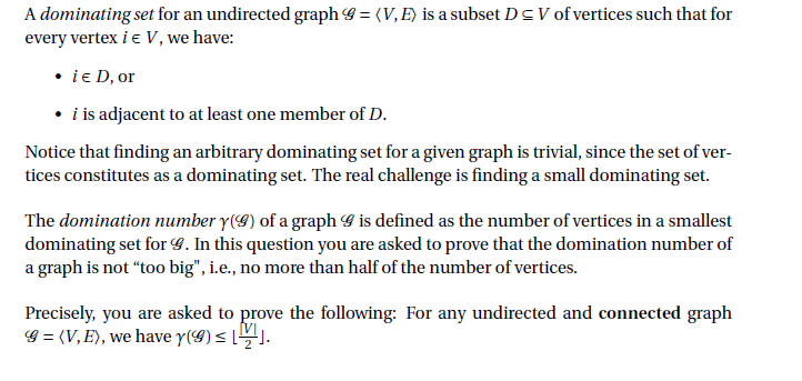 Algorithm Analysis Graphs proof I would be very grateful if you could
