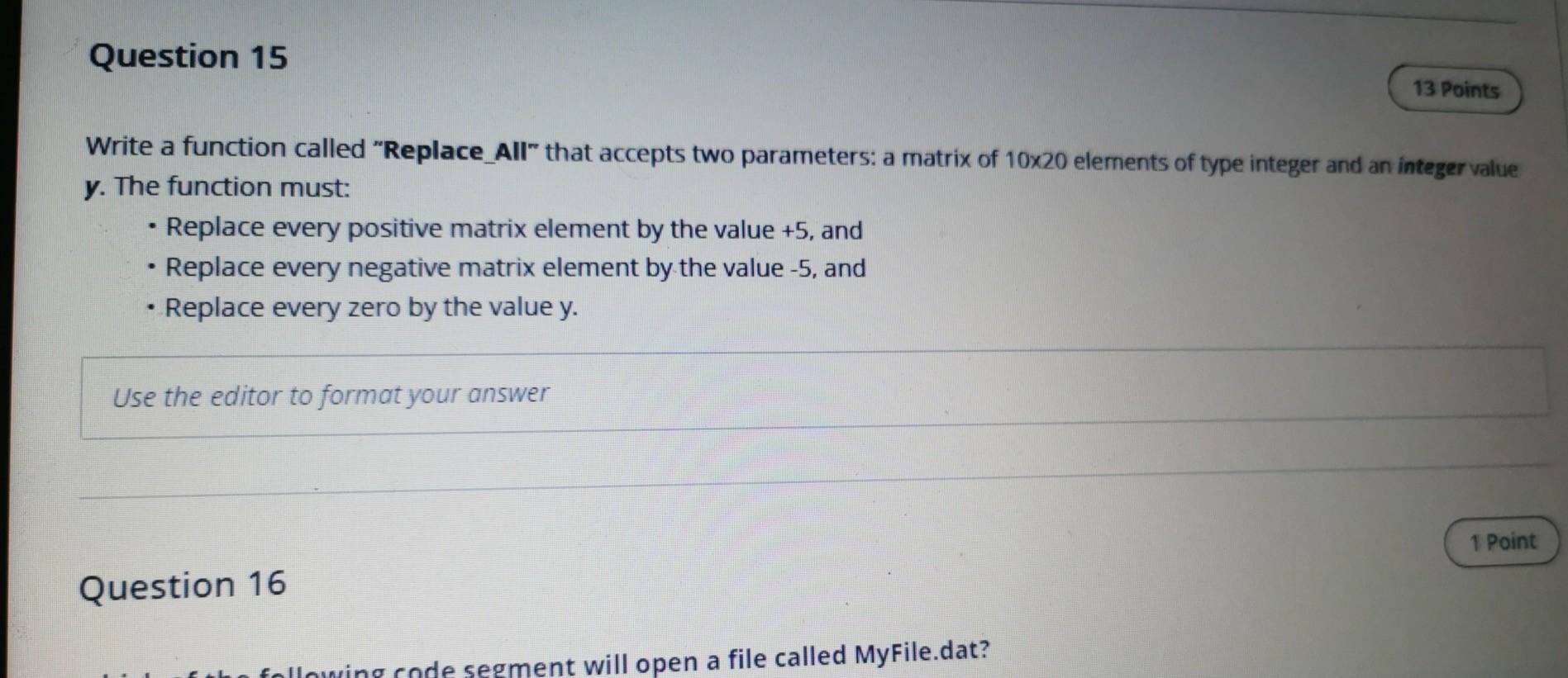  The question is C++ , Not java , i need the