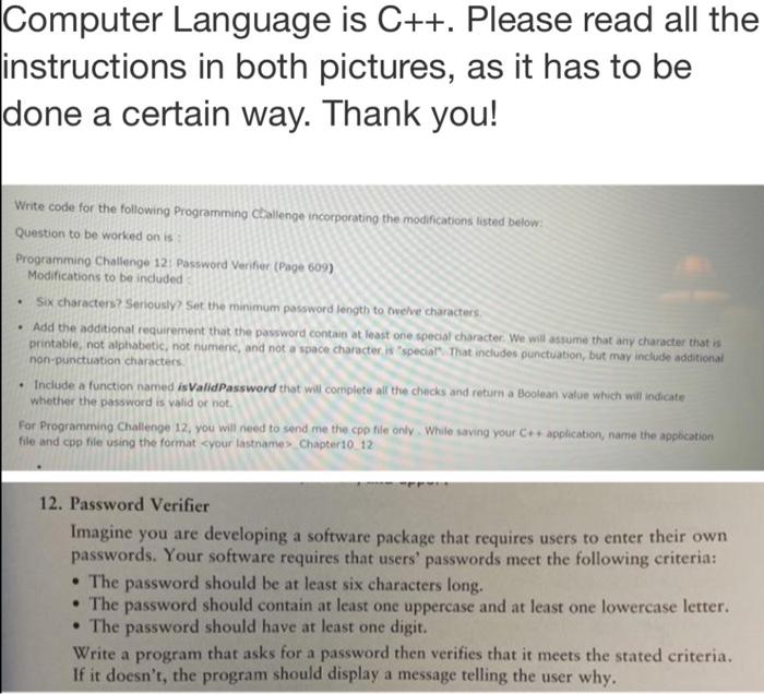 Please write code in Visual Studio. this is what i have to