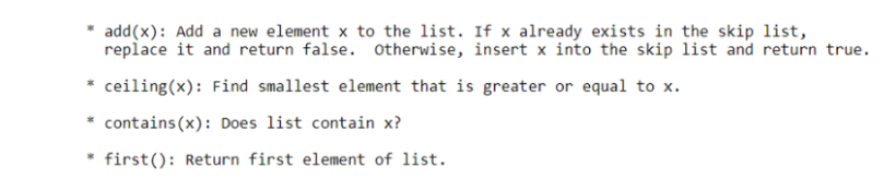 please add these methods to the code below: import java.util.Iterator; public class