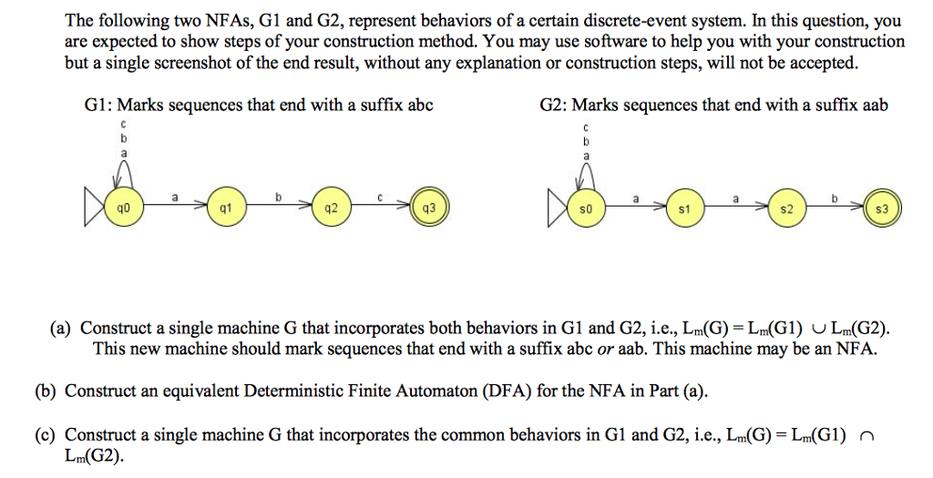 I need the answer for part C only . The following two