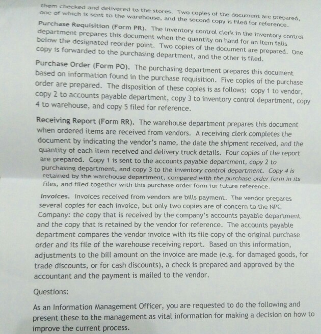 questions Q1) develop an improved business process using DFD. use appropriate symbols