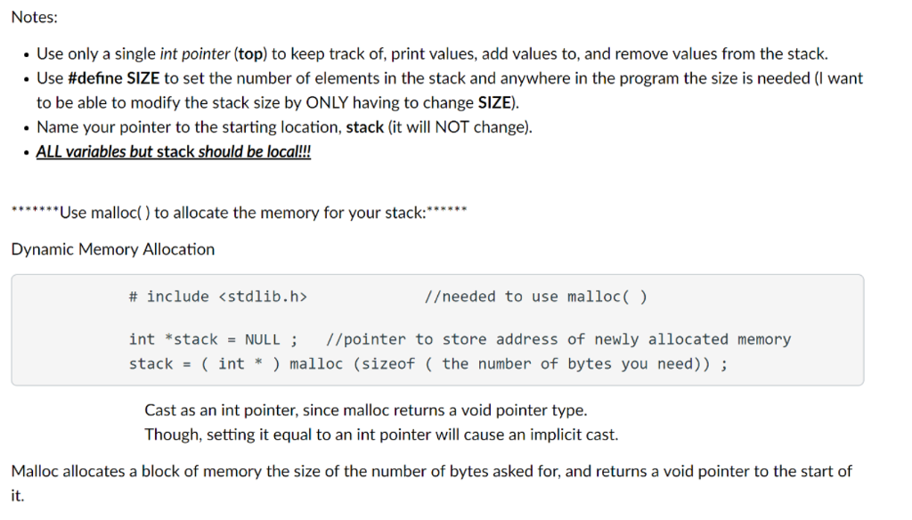 Please use an array for the stacks. Any help is much appreaciated